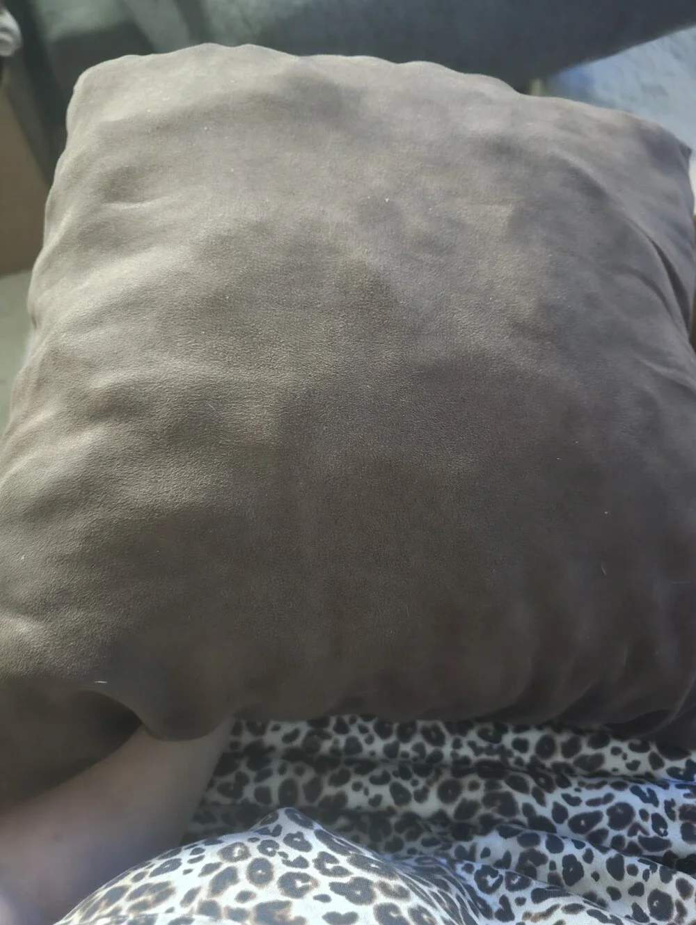 Dark Brown And Tan Throw Pillows Set